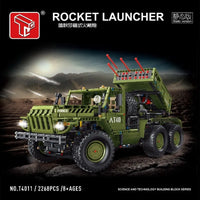 Thumbnail for Building Blocks MOC T4011 Tech Rocket Launcher Katyusha Car Bricks Toy Construction Set Toys - 2