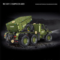 Thumbnail for Building Blocks MOC T4011 Tech Rocket Launcher Katyusha Car Bricks Toy - 3