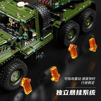 Thumbnail for Building Blocks MOC T4011 Tech Rocket Launcher Katyusha Car Bricks Toy - 9