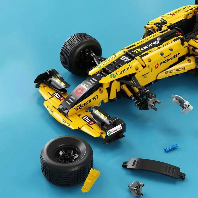 Building Blocks MOC T5007 RC F1 Formula Racing Sports Car Bricks Toys Construction Set Toys - 8