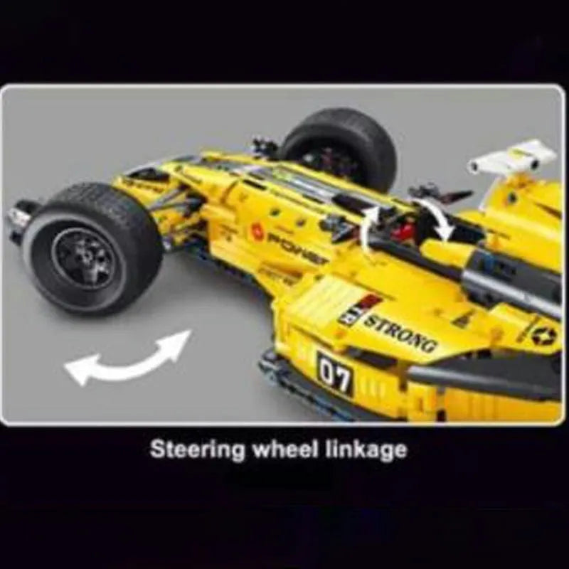 Building Blocks MOC T5007 RC F1 Formula Racing Sports Car Bricks Toys Construction Set Toys - 9