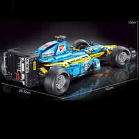 Thumbnail for Building Blocks MOC T5008 RC F1 Formula Racing Sports Car Bricks Toys - 8