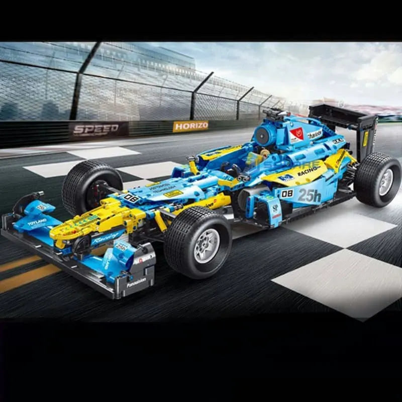 Building Blocks MOC T5008 RC F1 Formula Racing Sports Car Bricks Toys - 5