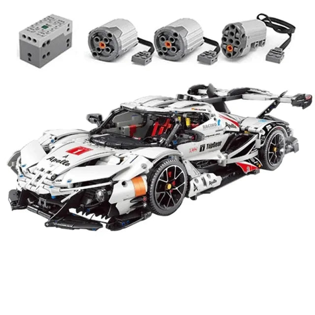 Building Blocks MOC T5012A RC APP Apollo IE Super Racing Car Bricks Toys - 1