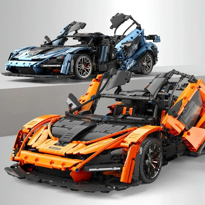Building Blocks MOC T5013 RC Motorized McLaren Senna Hypercar Bricks Toy Construction Set Toys - 9