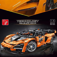 Thumbnail for Building Blocks MOC T5013 RC Motorized McLaren Senna Hypercar Bricks Toy Construction Set Toys - 2