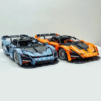 Thumbnail for Building Blocks MOC T5013 RC Motorized McLaren Senna Hypercar Bricks Toy Construction Set Toys - 11
