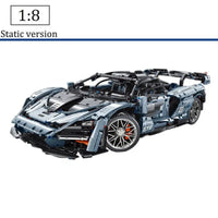 Thumbnail for Building Blocks MOC T5013A Hypercar McLaren Senna Racing Car Bricks Toy - 2