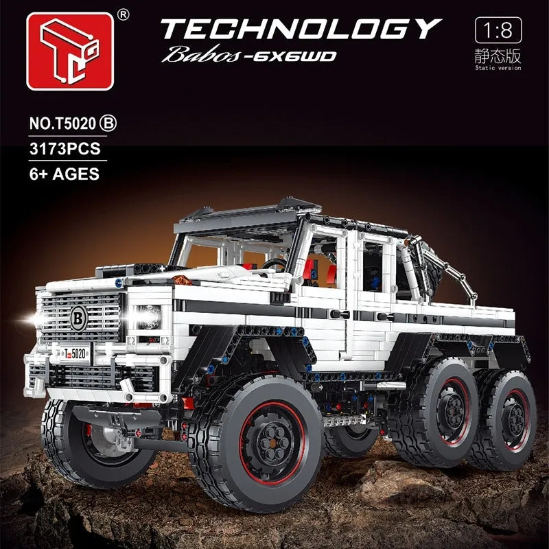 Building Blocks MOC T5020B Tech LAND CRUISER Off - Road Truck Bricks Toy - 3