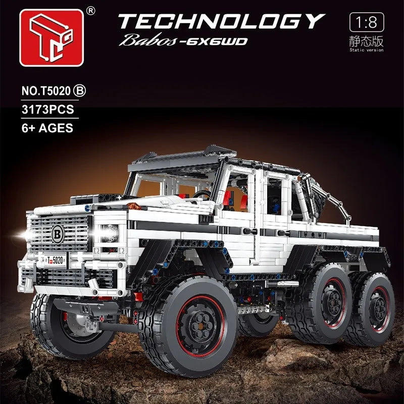 Building Blocks MOC T5020B Tech LAND CRUISER Off-Road Truck Bricks Toy Construction Set Toys - 3