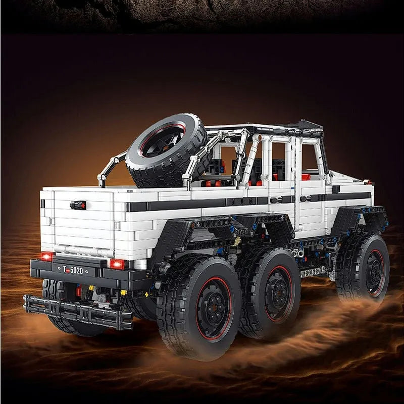 Building Blocks MOC T5020B Tech LAND CRUISER Off - Road Truck Bricks Toy - 6