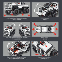 Thumbnail for Building Blocks MOC T5020B Tech LAND CRUISER Off - Road Truck Bricks Toy - 8
