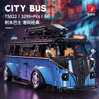 Thumbnail for Building Blocks MOC T5022A Tech Motorized RC Camper Bus Van Bricks Toy - 4
