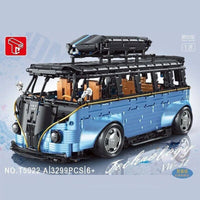 Thumbnail for Building Blocks MOC T5022A Tech Motorized RC Camper Bus Van Bricks Toy - 2