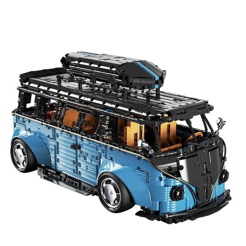 Building Blocks MOC T5022A Tech Motorized RC Camper Bus Van Bricks Toy - 3