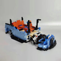 Thumbnail for Building Blocks MOC T5022A Tech Motorized RC Camper Bus Van Bricks Toy - 12