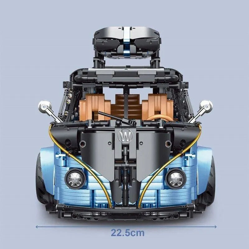 Building Blocks MOC T5022A Tech Motorized RC Camper Bus Van Bricks Toy - 5