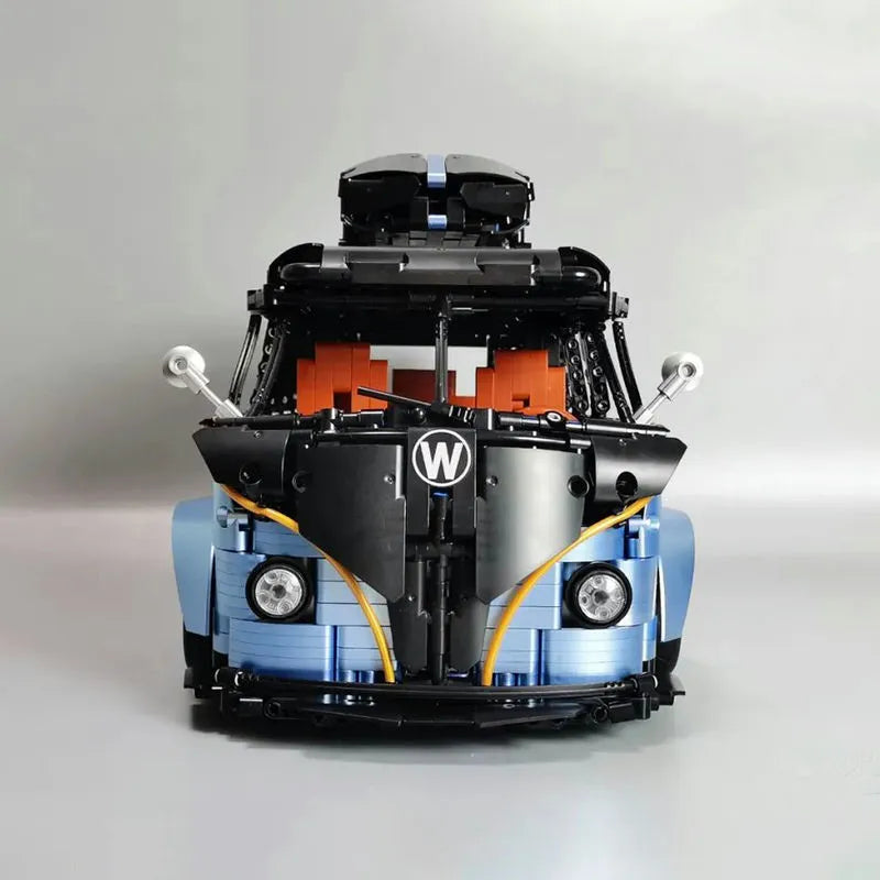 Building Blocks MOC T5022A Tech Motorized RC Camper Bus Van Bricks Toy - 15