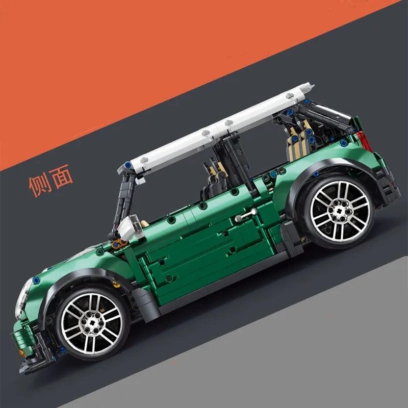 Building Blocks MOC T5025A MINI Cooper S Classic Sports Car Bricks Toy - 6