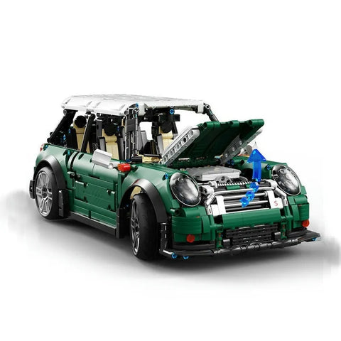 MOC T5025A Mini Cooper Classic Sports Car Bricks Toy