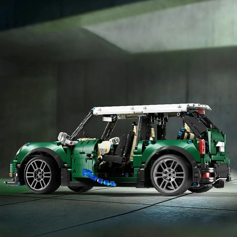 Building Blocks MOC T5025A MINI Cooper S Classic Sports Car Bricks Toy - 2