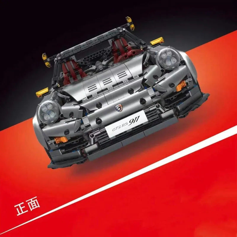 Building Blocks MOC T5026A Tech Porsche 911 GT2 RS Supercar Bricks Toys - 4