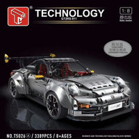 Thumbnail for Building Blocks MOC T5026A Tech Porsche 911 GT2 RS Supercar Bricks Toys - 2