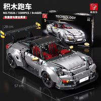 Thumbnail for Building Blocks MOC T5026A Tech Porsche 911 GT2 RS Supercar Bricks Toys - 7