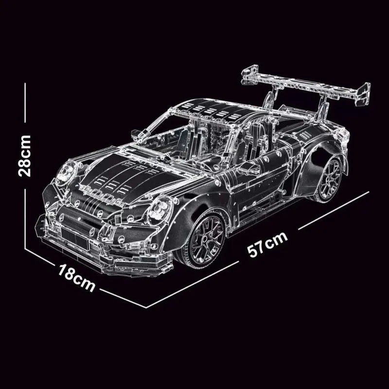 Building Blocks MOC T5026A Tech Porsche 911 GT2 RS Supercar Bricks Toys - 6