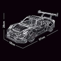 Thumbnail for Building Blocks MOC T5026A Tech Porsche 911 GT2 RS Supercar Bricks Toys - 6