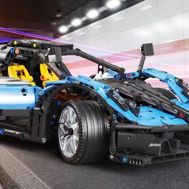 Building Blocks MOC T5038 RC APP Sports Car Pagani Zonda R Bricks Toy Construction Set Toys - 8