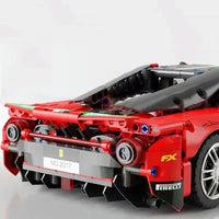 Thumbnail for Building Blocks MOC Tech Classic Supercar Sports Racing Car Bricks Toy T2017 - 5
