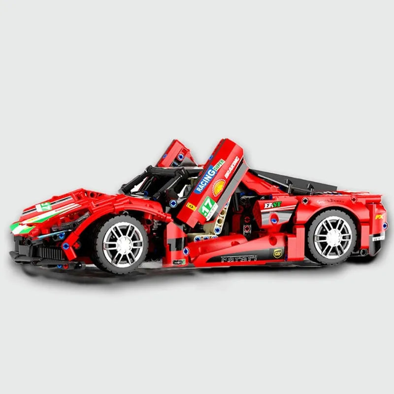 Building Blocks MOC Tech Classic Supercar Sports Racing Car Bricks Toy T2017 - 3