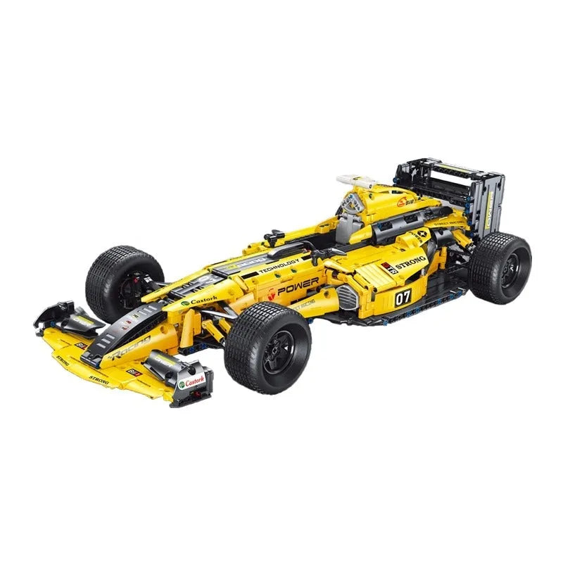 Building Blocks MOC Tech F1 Formula Racing Sports Car Bricks Toy T5007 - 1