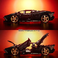 Thumbnail for Building Blocks MOC Tech Ferrari Daytona SP3 Supercar Bricks Toys 006-2 - 5