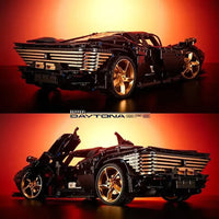 Thumbnail for Building Blocks MOC Tech Ferrari Daytona SP3 Supercar Bricks Toys 006-2 - 6