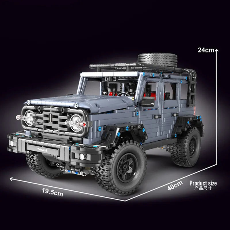 Building Blocks MOC Tech Off - Road SUV AWD Tank 300 Car Bricks Toys T5015A - 3
