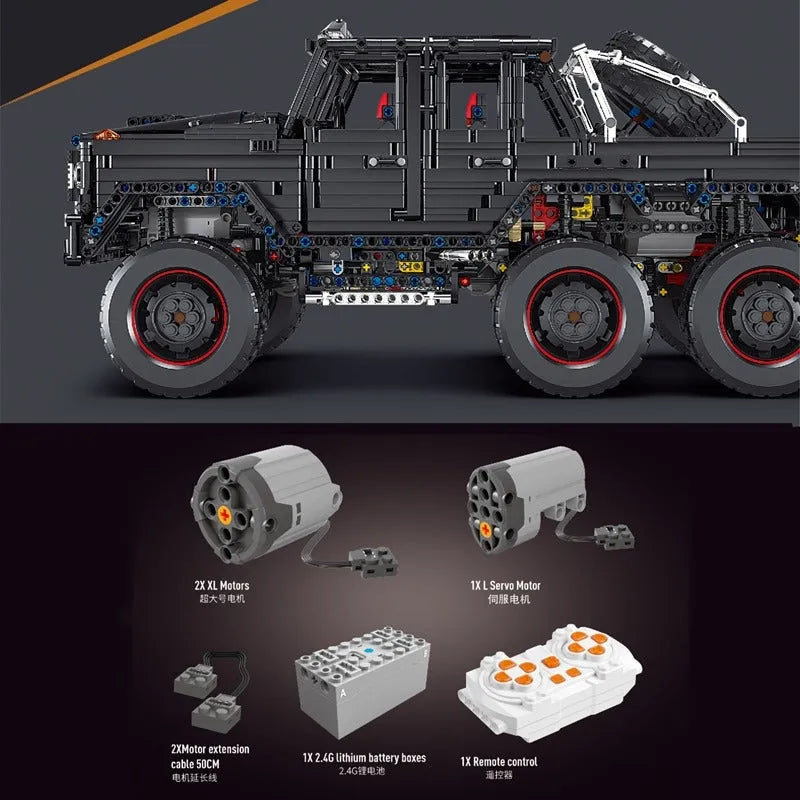 Building Blocks MOC Tech RC Off-Road LAND CRUISER Car Bricks Toys T5020A Construction Set Toys - 3