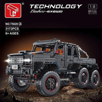 Thumbnail for Building Blocks MOC Tech RC Off - Road LAND CRUISER Car Bricks Toys T5020A - 2