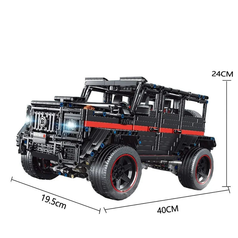 Building Blocks MOC Tech RC Off-Road SUV King Kong Barbie Bricks Toy T5016A Construction Set Toys - 2