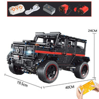 Thumbnail for Building Blocks MOC Tech RC Off-Road SUV King Kong Barbie Bricks Toy T5016A Construction Set Toys - 1