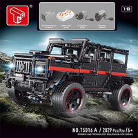 Thumbnail for Building Blocks MOC Tech RC Off - Road SUV King Kong Barbie Bricks Toy T5016A - 6