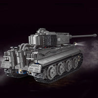 Thumbnail for Building Blocks MOC WW2 Military RC APP Heavy Tiger Tank Bricks Toys T4016 Construction Set Toys - 4