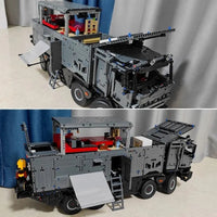 Thumbnail for Building Blocks Motorized MOC RC Luxury Off - Road Heavy RV Truck Bricks Toy T4009 - 8