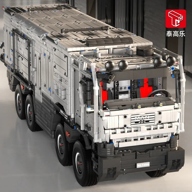 Building Blocks Motorized MOC RC Luxury Off - Road Heavy RV Truck Bricks Toy T4009 - 2