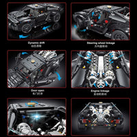 Thumbnail for Building Blocks Super Batmobile Racing Batman Car Bricks Toys T5029 Construction Set Toys - 3