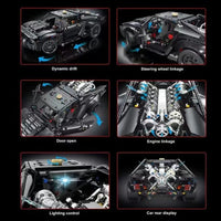 Thumbnail for Building Blocks Super Batmobile Racing Batman Car Bricks Toys T5029 Construction Set Toys - 6