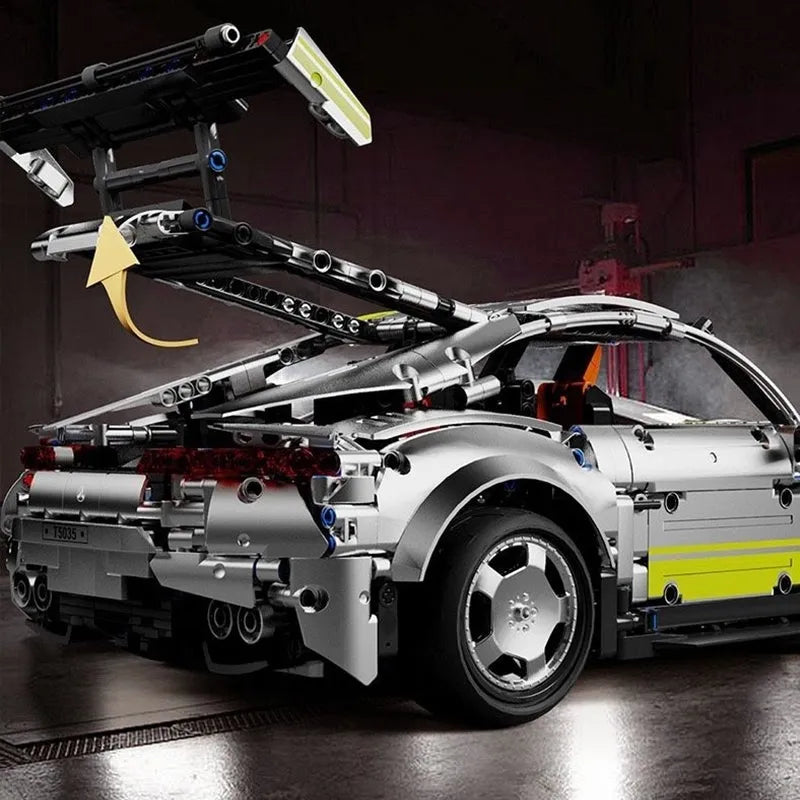 Building Blocks Tech Classic MOC AMG GT Super Racing Car Bricks Toy T5035 - 9