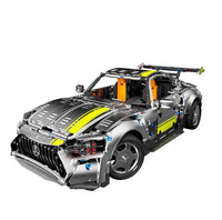 Thumbnail for Building Blocks Tech Classic MOC AMG GT Super Racing Car Bricks Toy T5035 - 1