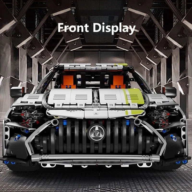 Building Blocks Tech MOC APP RC AMG GT Super Racing Car Bricks Toys T5035 Construction Set Toys - 9